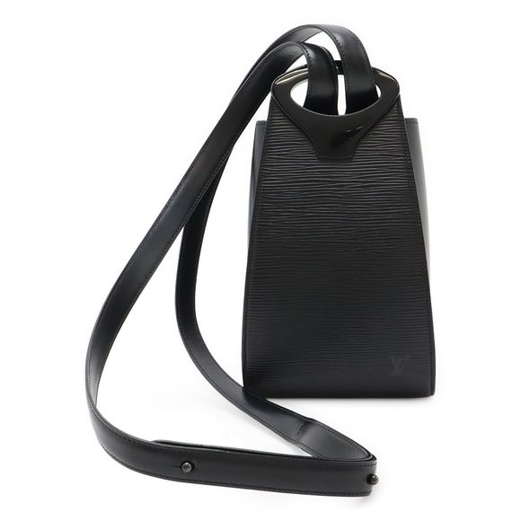 Louis Vuitton Epi Minuit Shoulder Bag Diagonal Pochette Shoulder Leather Noir - Picture 1 of 9